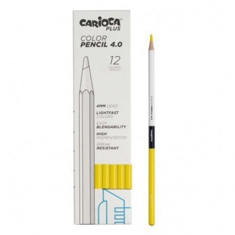 PASTELLI CARIOCA 4.0 GIALLO 12PZ -