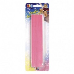 CANDELINE SCINTILLINE ROSA 20PZ 16CM -