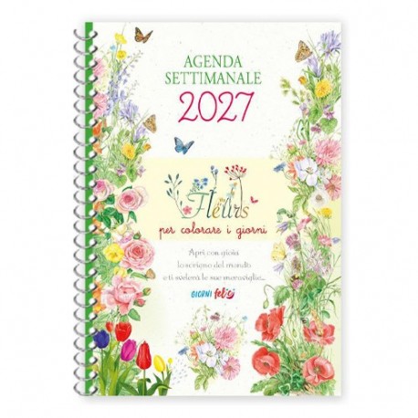 AGENDA SETTIMANALE FLEURS 2027 -SPIRALE