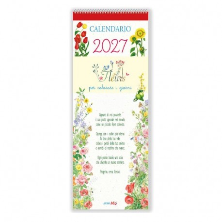 CAL FLEUR 2027 DA SCRIVERE 16,5X44  -