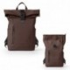 ZAINO IN GOMMA ROLL-TOP DROPINBLACK