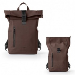 ZAINO IN GOMMA ROLL-TOP DROPINBLACK