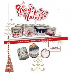 LATTA NATALE PORTASOLDI PORTAOGGETTI CF