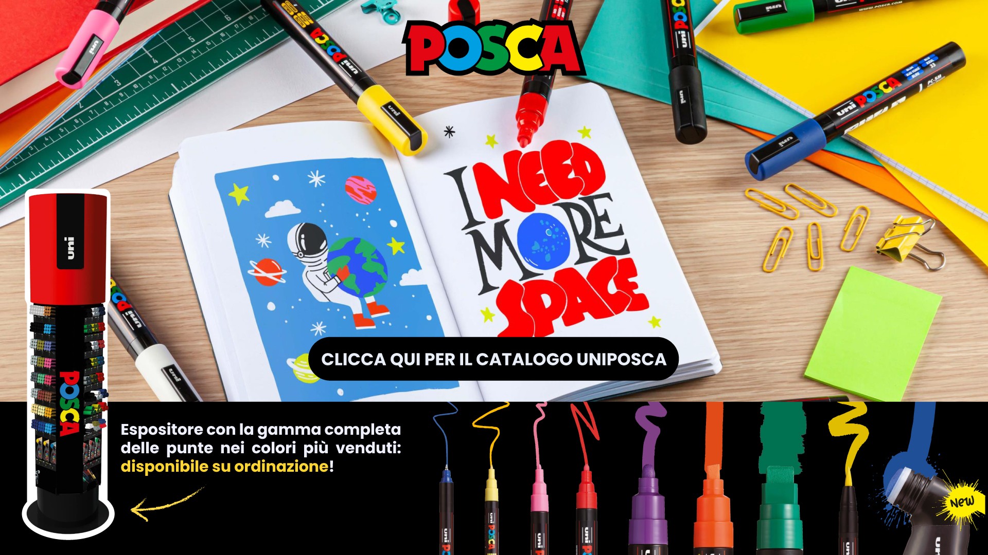 UNIPOSCA POSCA MARCATORI