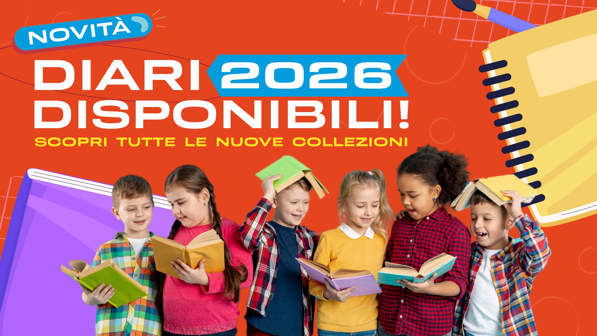 NOVITA' DIARI 2026 DISPONIBILI ORA